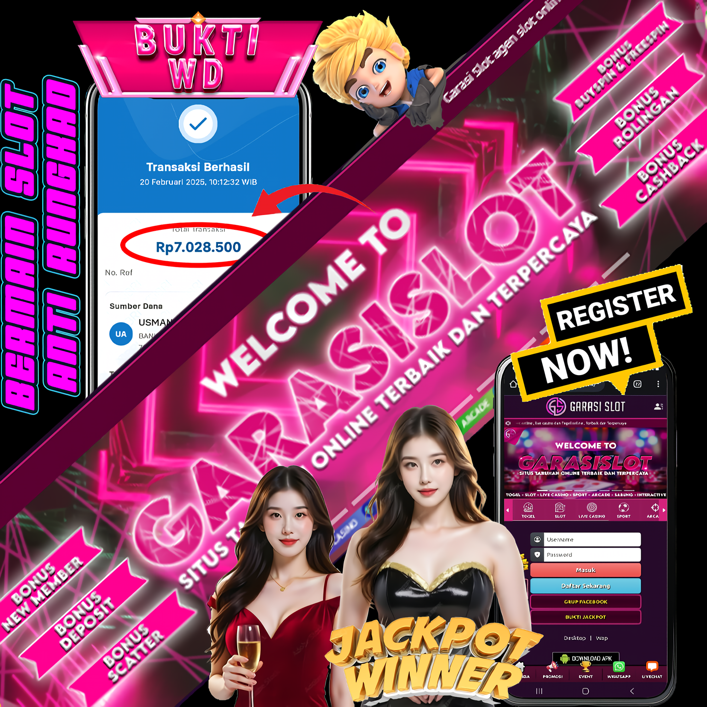 Slot DANA : Garasislot Pilihan Terbaik untuk Transaksi Slot yang Cepat dan Aman  Dengan Kemudahan Transaksi Yang  Anti Ribet.